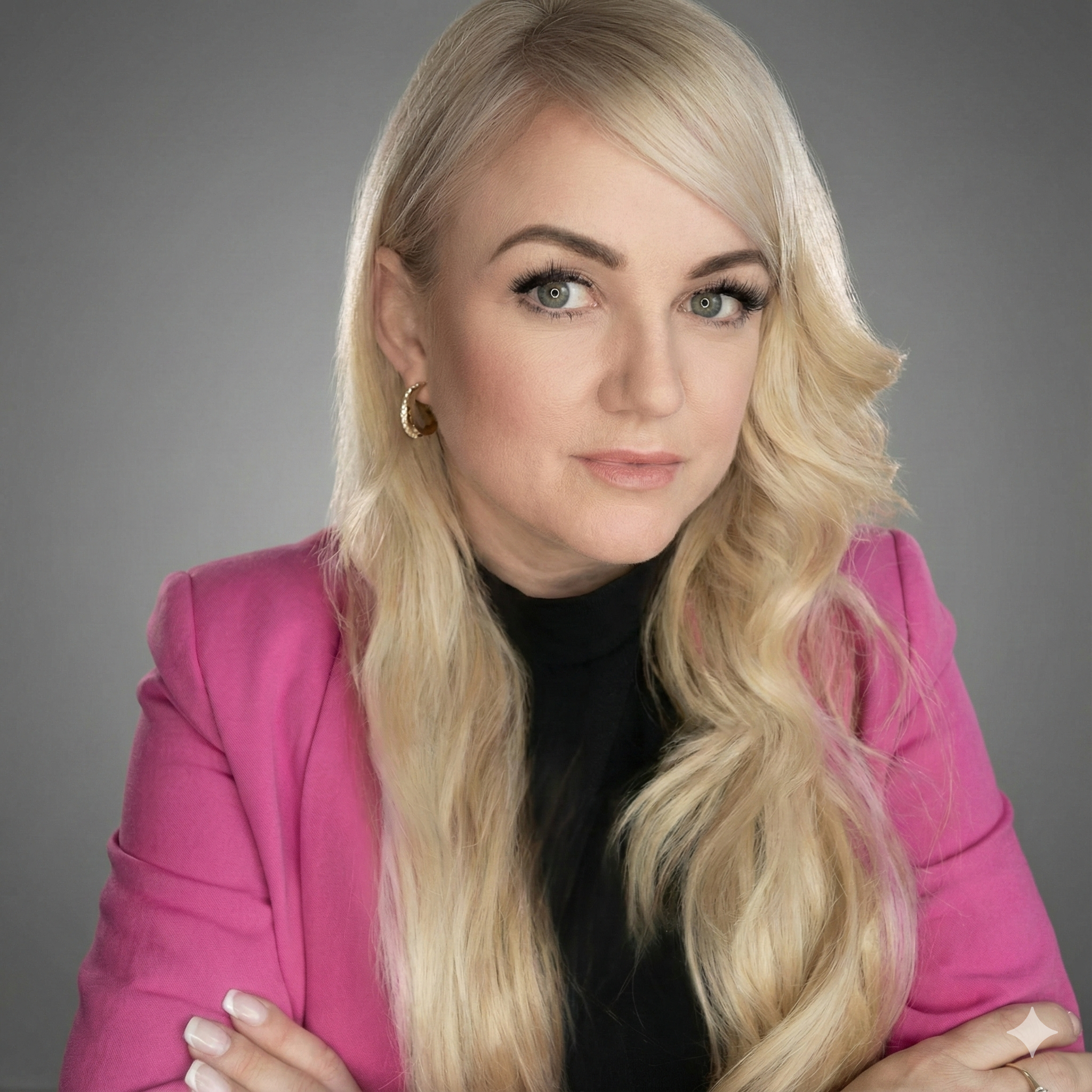 Agnieszka Kużdżeń w gabinecie